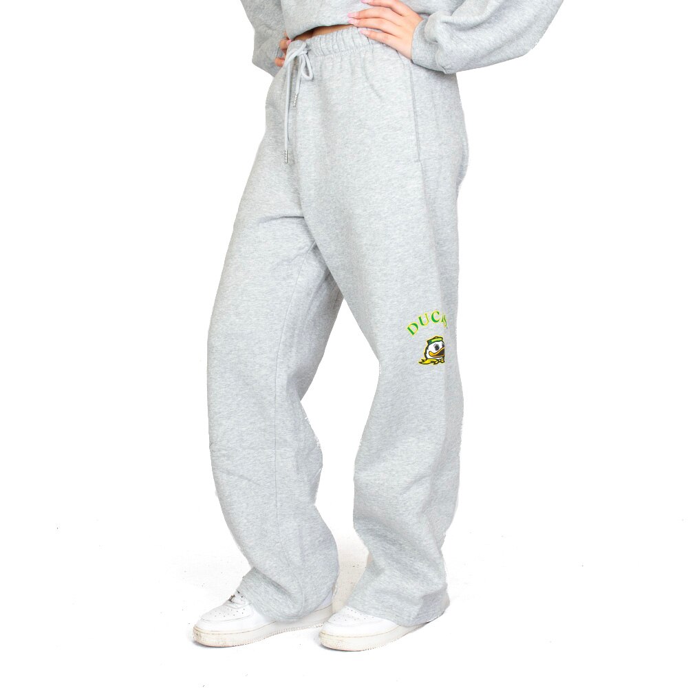Ducks Spirit, Grey, Pants, Women, Straight leg, 981012